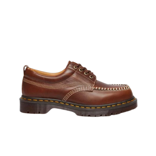 Dr. Martens Lowell Leather Moc Toe Shoes Butterscotch Orleans