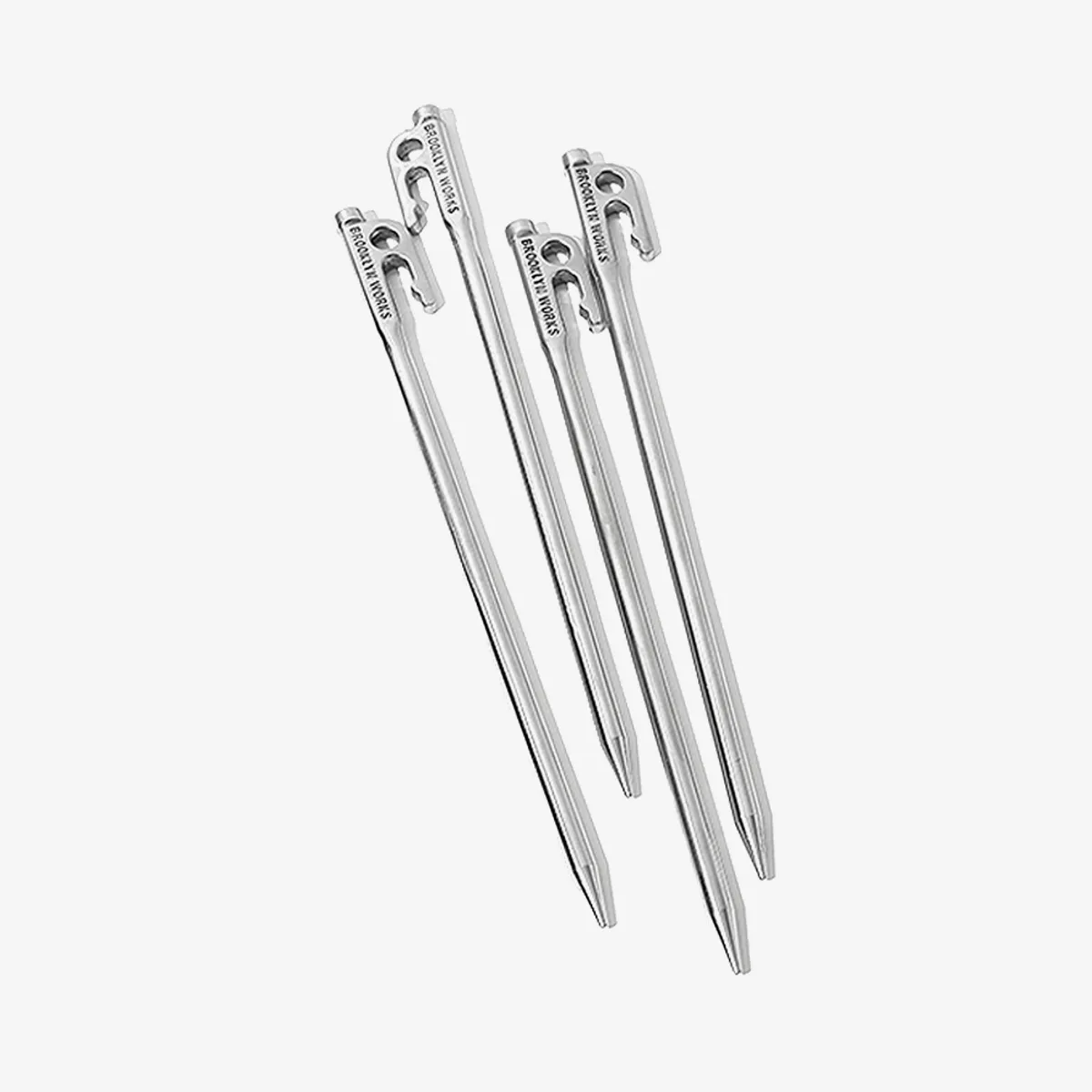 브루클린웍스 BW_스테인리스 스틸 캠핑팩 30cm 4pcs