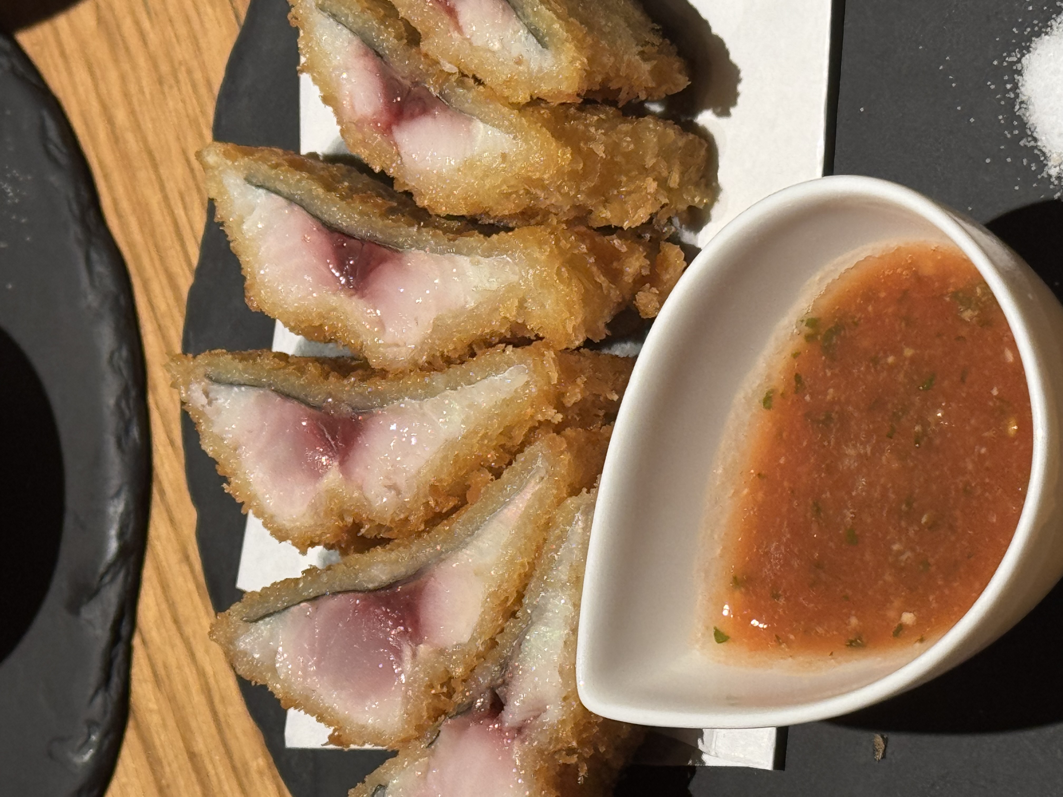 겉바속촉 아지후라이도 마음에 들었다